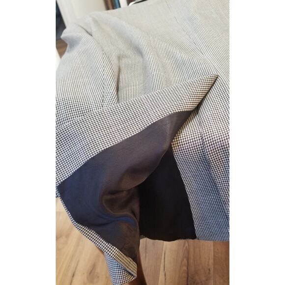 Joseph & Feiss Int'l Blazer Men's Brown Wool Houndstooth Sport Coat Size 44R - Picture 6 of 10